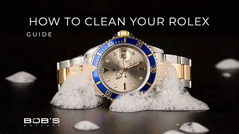 how to wash rolex submariner|how to clean rolex bracelet.